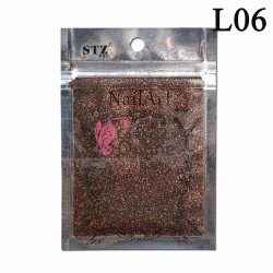 Decor pentru unghii NADP030EE sclipici Laser Holografic  Coffee